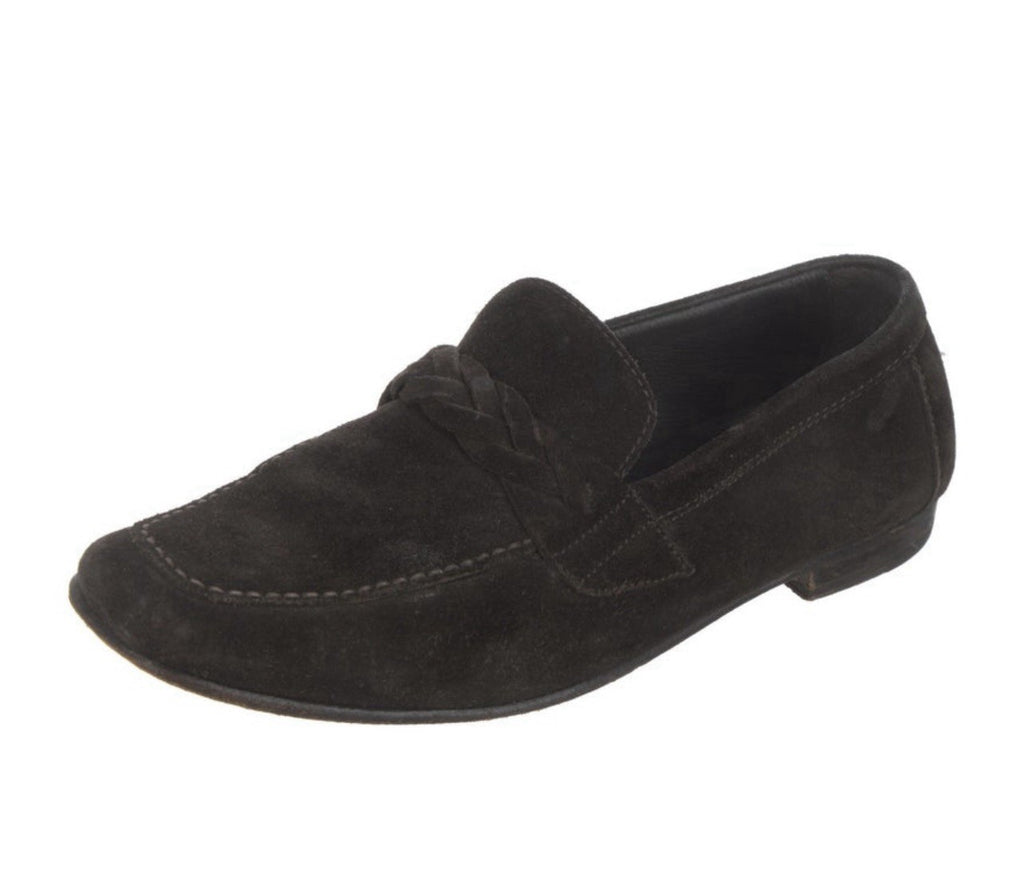 Yves Saint Laurent Rive Gauche Suede Loafers