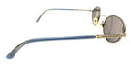 Gucci GG Light Gray Blue Metal Oval Eyeglasses Frames 49-20 Designer Men Women
