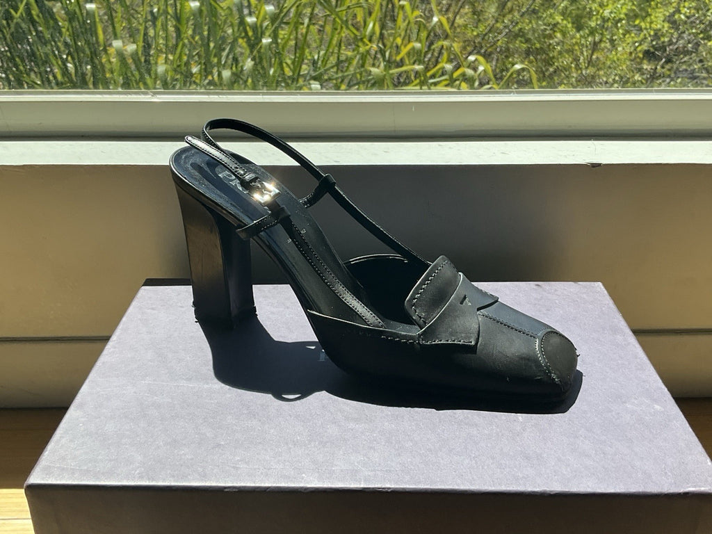 Prada Square Toe Heel
