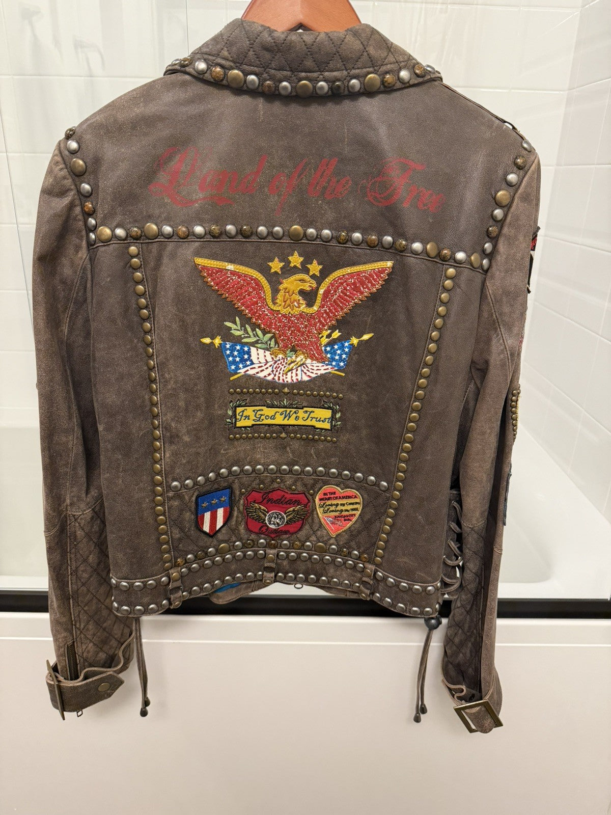 Double D Ranch Leather Jacket XL