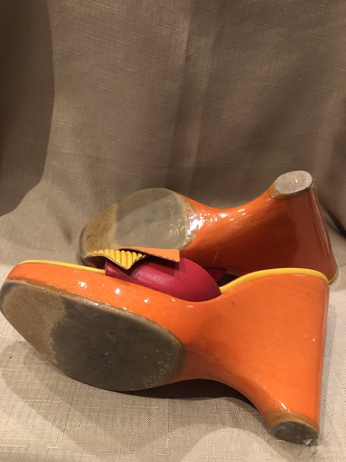 Casadei Vintage Platform Shoes Size 38