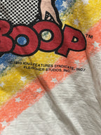 Vintage 1993 Betty Boop Big Heart Double Sided Mega Graphic T-Shirt sz OSFM*