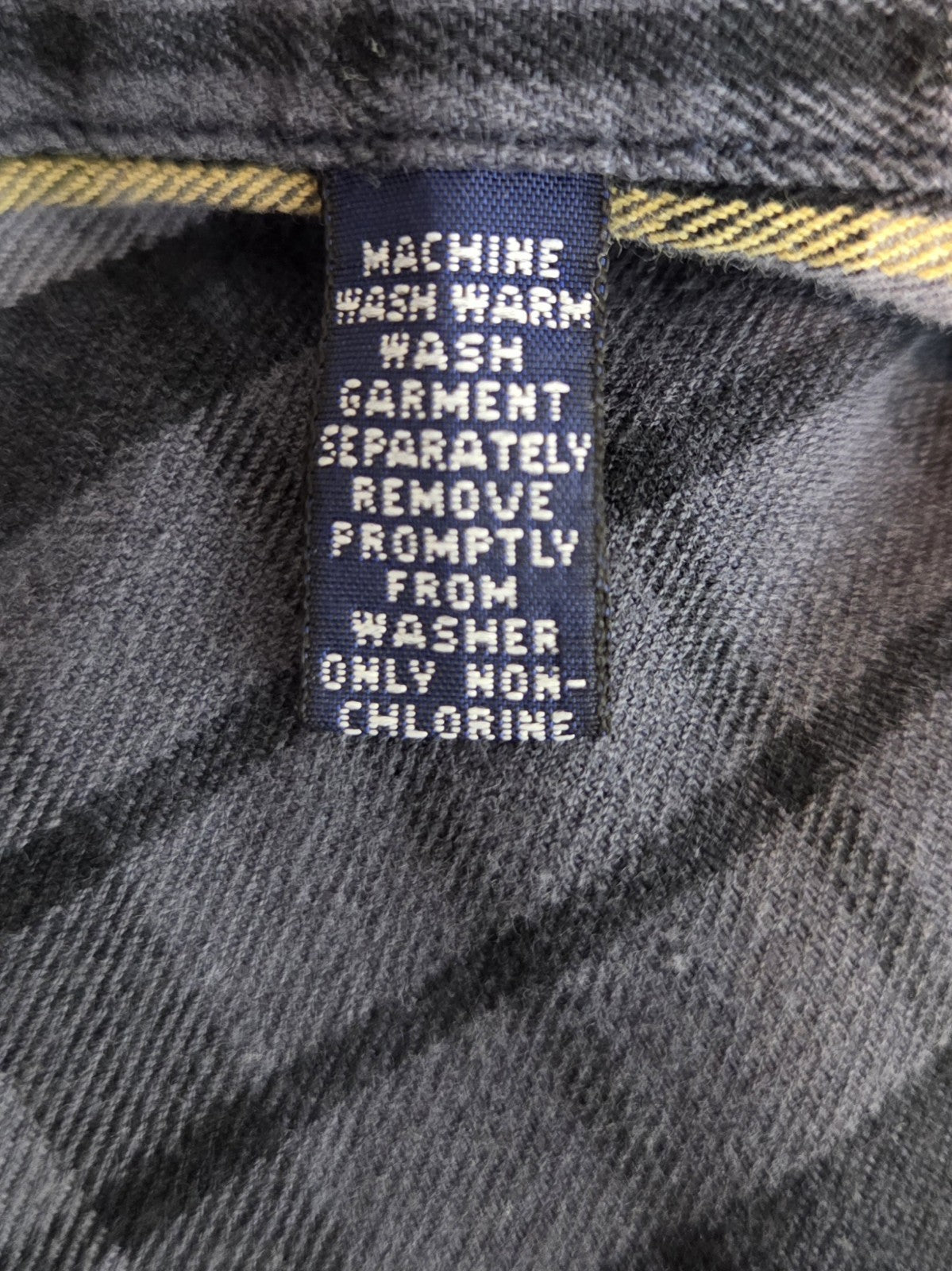 Polo Sport Ralph Lauren Flannel Shirt Blue Plaid 1990s XXL