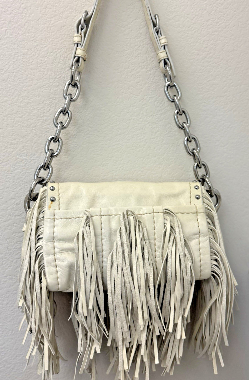 Authentic Prada Fringe Handbag as Seen on Ella Langley  "Choosin' Texas"  Video