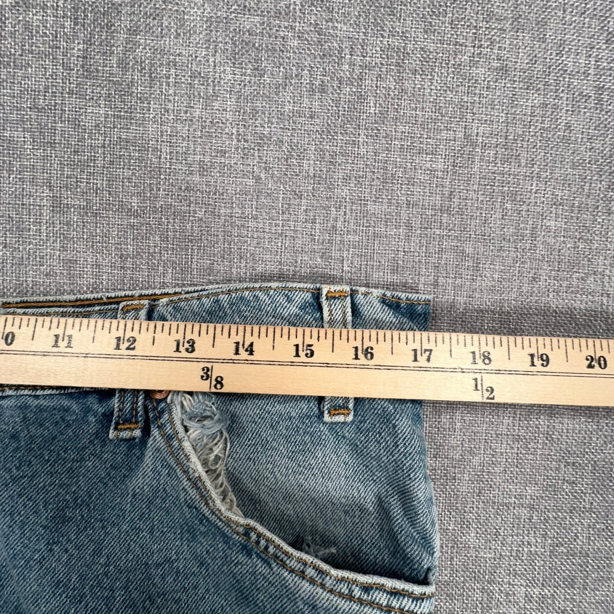Levi's 550 1990s Jeans Mens 36x32 Orange Tab Distressed