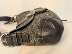 Coach Vintage Y2K Soho Black Signature Canvas Shoulder Bag