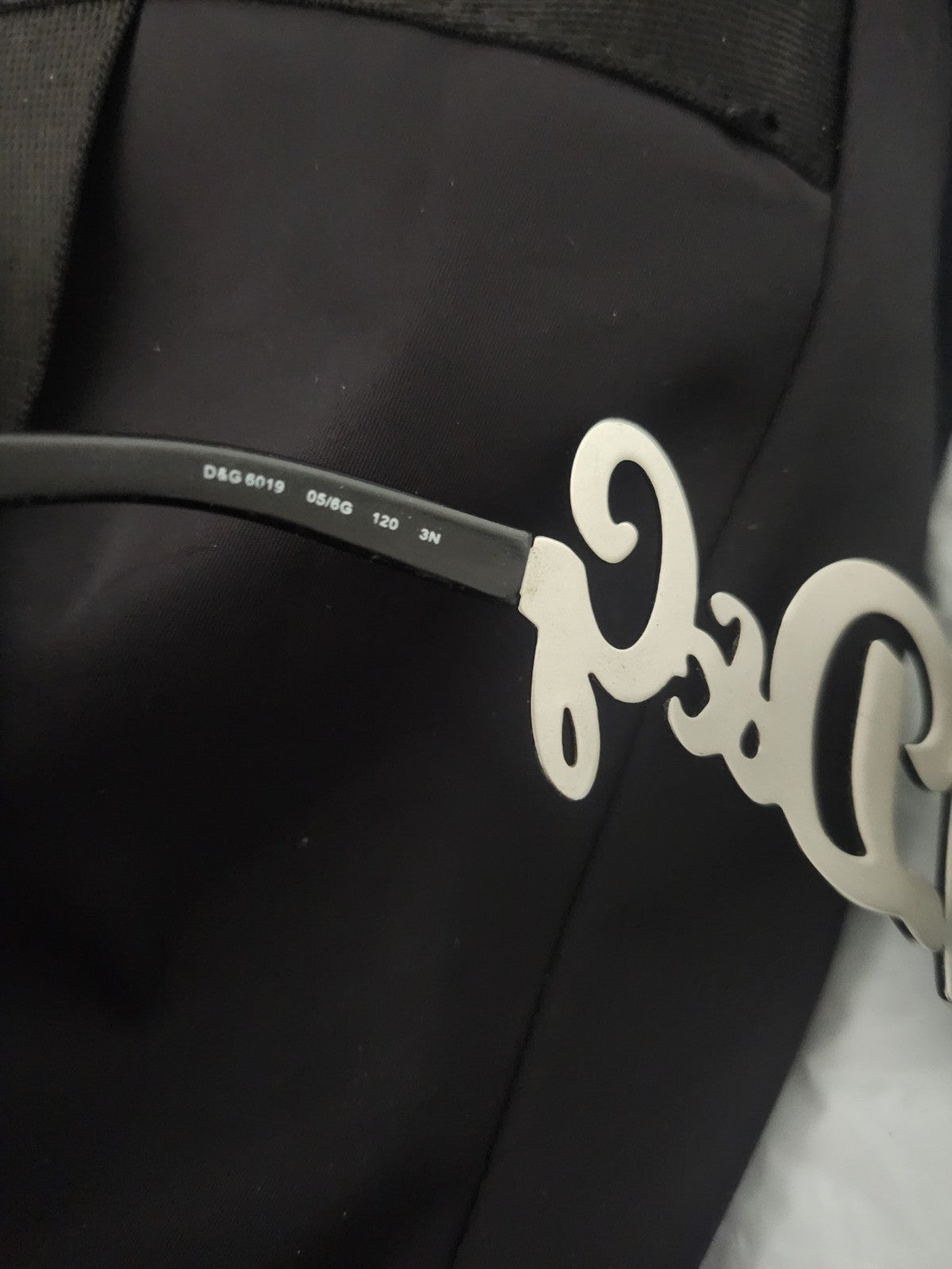 DOLCE & GABBANA SILVER & BLACK MIRRORED LENS Y2K VINTAGE RARE SUNGLASSES UNISEX