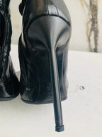 Gianmarco Lorenzi Women Boots  High Heels Eel leather Italian Boots Size 38