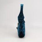 Gucci New Velvet Ashmir GG Monogram Small Jackie 1961 Hobo Velvet Peacock