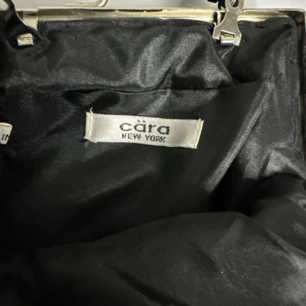 CARA NY IN’S WOMENS BEADED EVENING BAG PROM CLUTCH PURSE USED 4.5” HANDLE