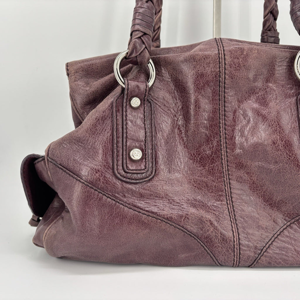 Francesco Biasia Handbag Tote Vintage Secret Love authentic From Japan