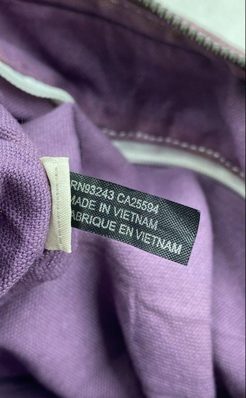 Diesel Purple Canvas Slouchy Hobo Shoulder Bag