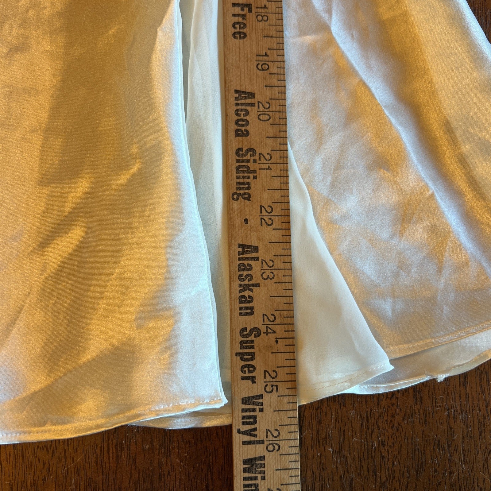 Vtg Victoria's Secret Slip Dress Chemise Sz S Ivory Lingerie 90s Coquette Bridal