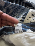 Vintage 2000's Roberto Cavalli Abstract Psychedelic Print Jeans Pants sz XL