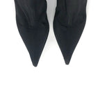 Vintage Giuseppe Zanotti Corset Mesh Knee High Pointed Toe Boots 36