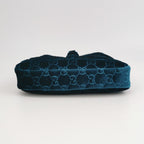 Gucci New Velvet Ashmir GG Monogram Small Jackie 1961 Hobo Velvet Peacock