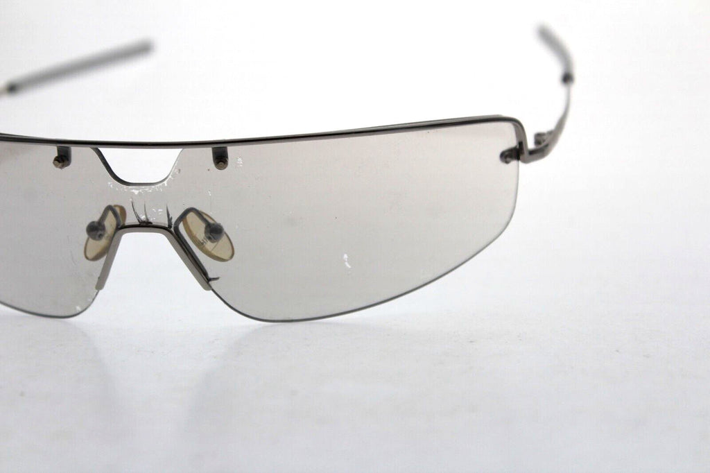 VINTAGE GIANFRANCO FERRE GF58703  SHIELD METAL SUNGLASSES 120 MM ITALY