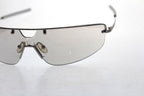 VINTAGE GIANFRANCO FERRE GF58703  SHIELD METAL SUNGLASSES 120 MM ITALY