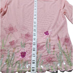 Blumarine Y2k Embellished Mesh Top Size S/M