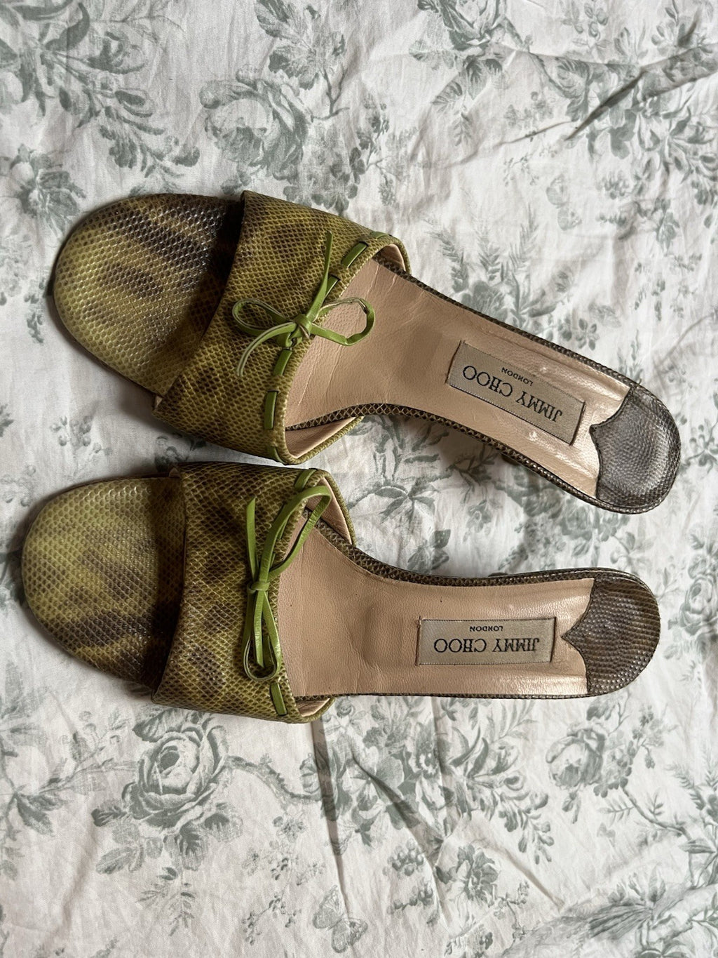 Vintage Jimmy Choo kitten heels