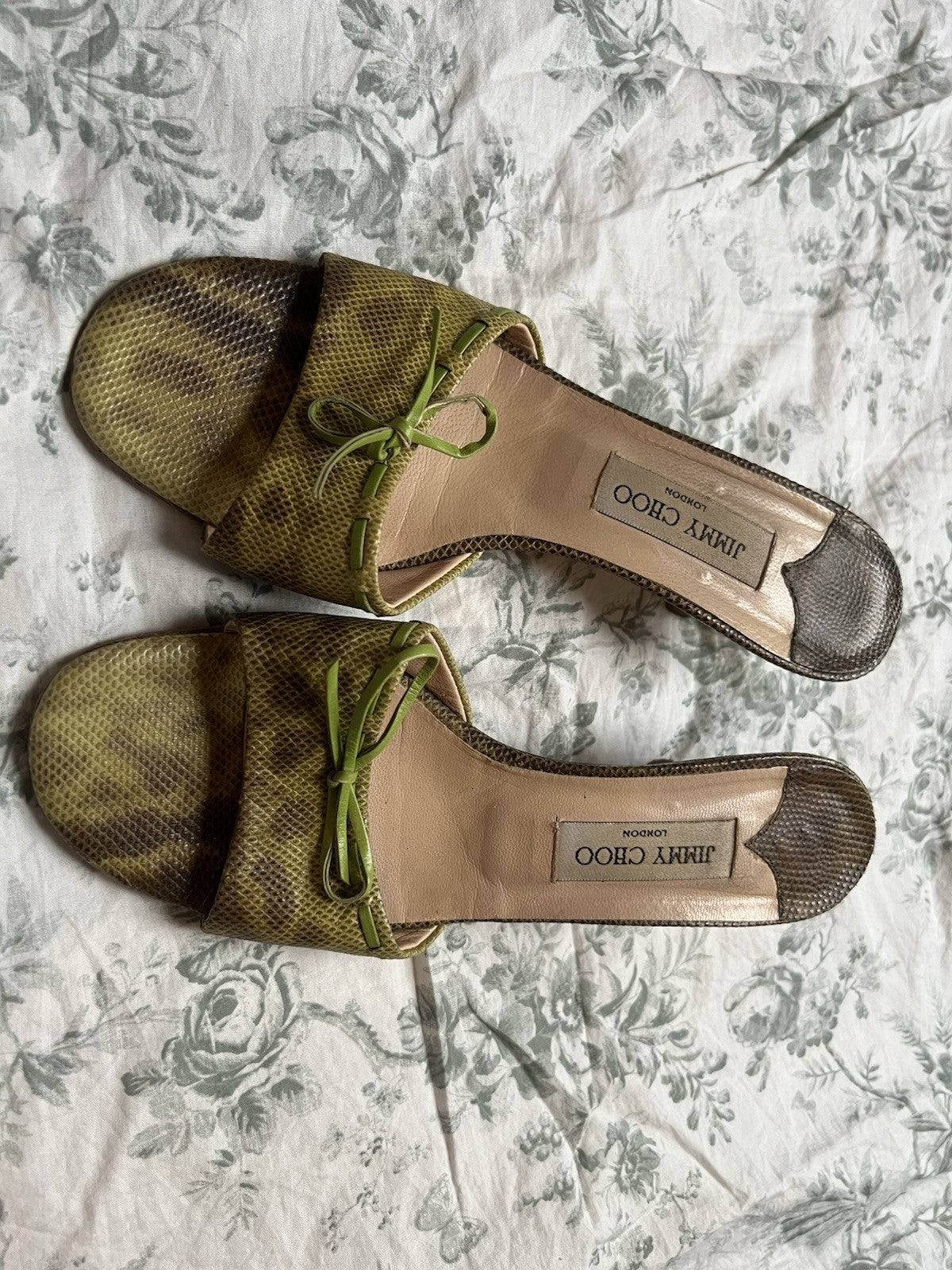 Vintage Jimmy Choo kitten heels
