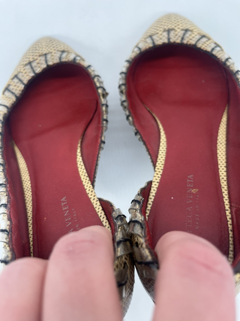 BOTTEGA VENETA Leather Flat Shoes