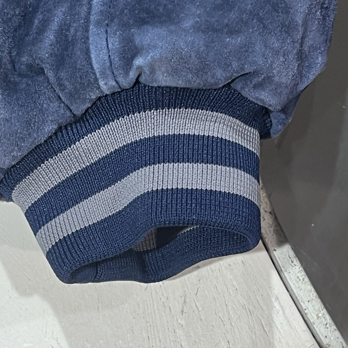 Vintage Dallas Cowboys Pro Player Large Suede Leather Jacket