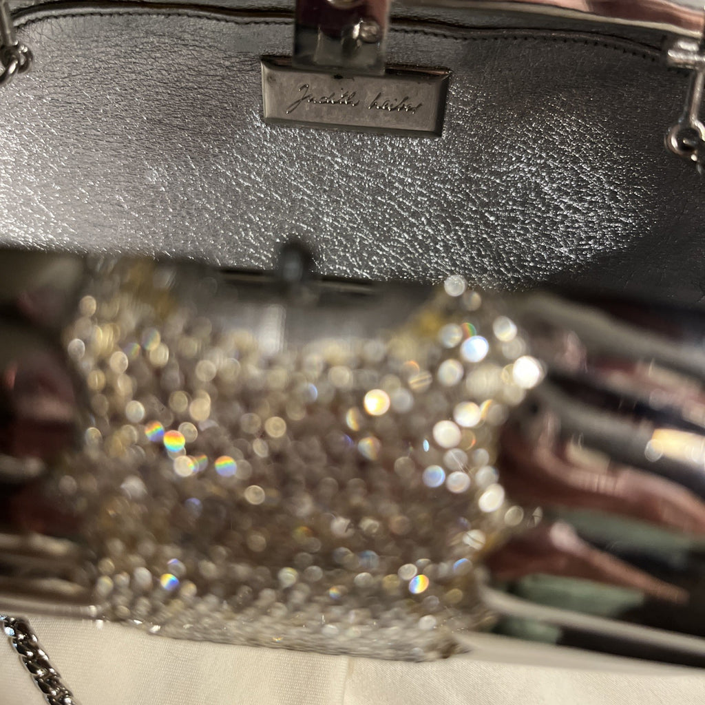 Judith Leiber  Signed C. 1960 Crystal Encrusted Minaudiere  Clutch Jewel Clasp