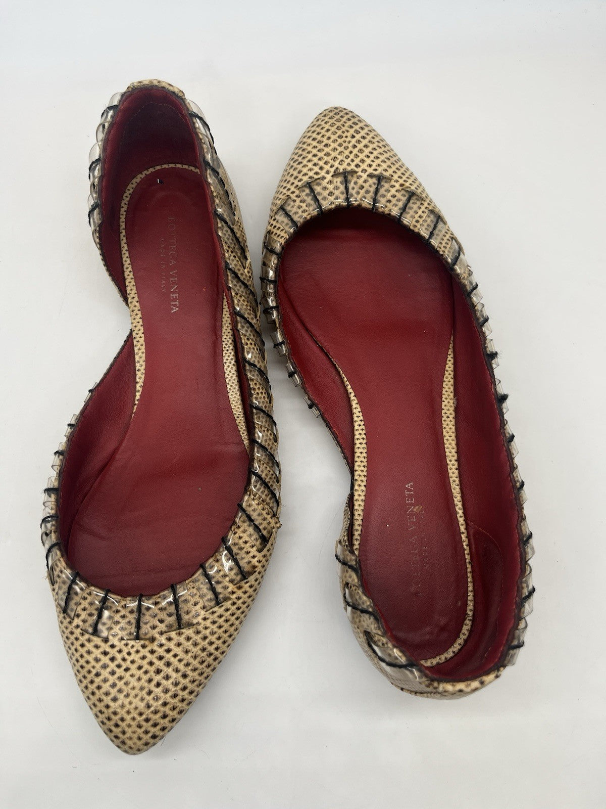 BOTTEGA VENETA Leather Flat Shoes