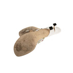 Manolo Blahnik White & Pink Floral Appliqué Leather Thong Sandal Heels