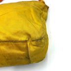 Vintage Christian Dior Yellow Nylon Shoulder Bag - Made in Italy
