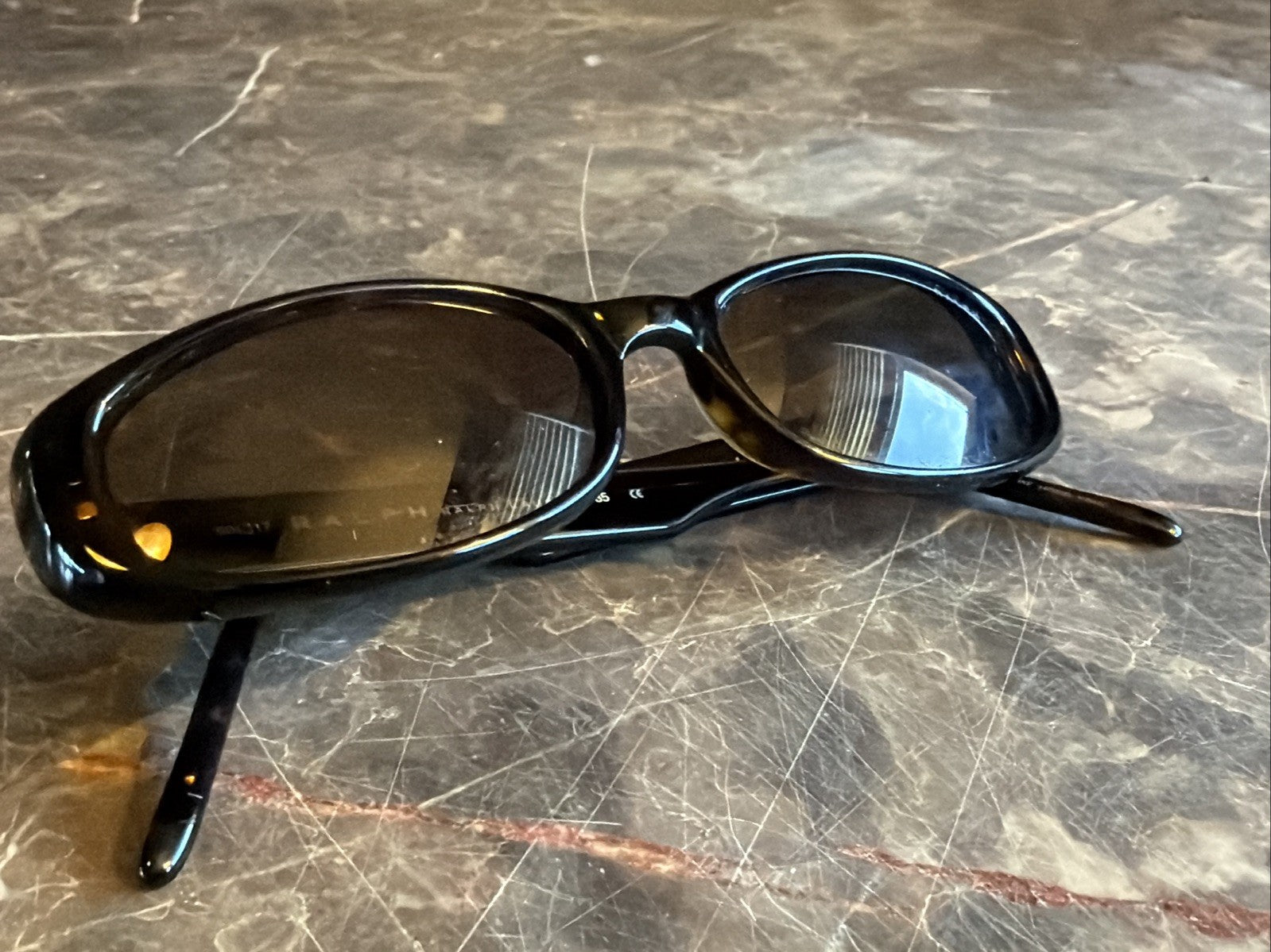 VTG Ralph Lauren Tortoise Oval Sunglasses 959 S 086 50 17 135  / A085