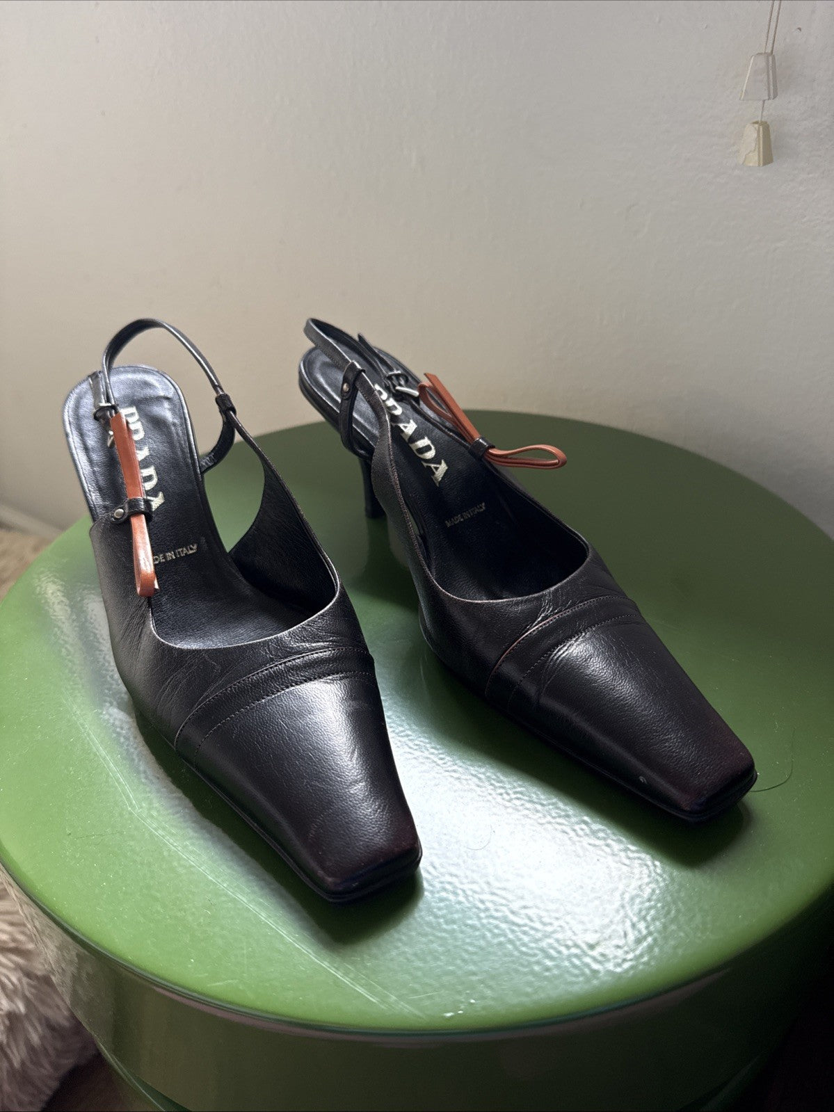 PRADA Kitten Heels Women Vintage 00s, Size 36/ US6