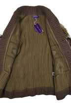 Women's Ralph Lauren Purple Label Lamb Shearling Belted Coat Jacket L New $4990