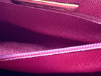 Judith Leiber Clutch Snakeskin RASPBERRY PINK Evening Bag Shoulder Vintage 1980s