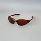 Oakley Mitute Brown Vintage Sunglasses Gorpcore USA Y2K Avantgarde Archive