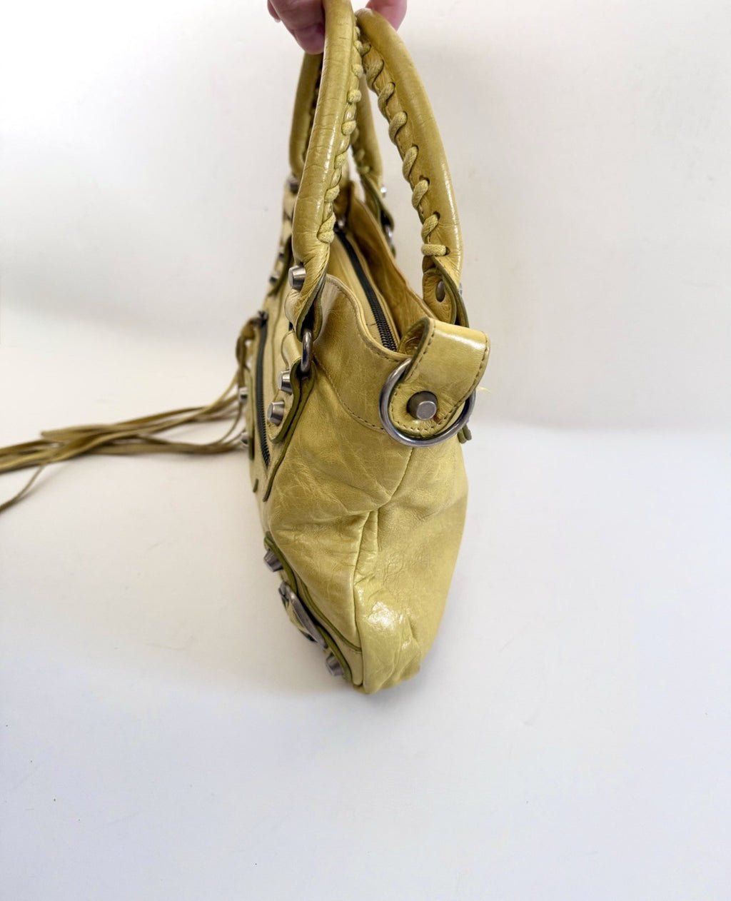 Balenciaga The City Mini 2Way Hand Bag Leather Y2K Vintage 90s Rare