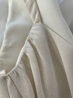 Vera Wang Long Formal Gown Mermaid Tulip Wedding Dress Size 6 Champagne NEW