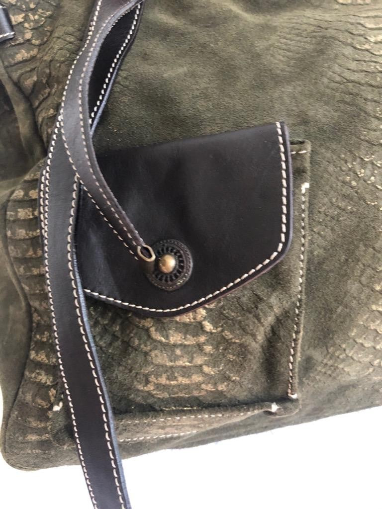 Cavalcanti Embossed Leather Tote Bag