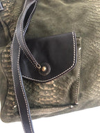 Cavalcanti Embossed Leather Tote Bag