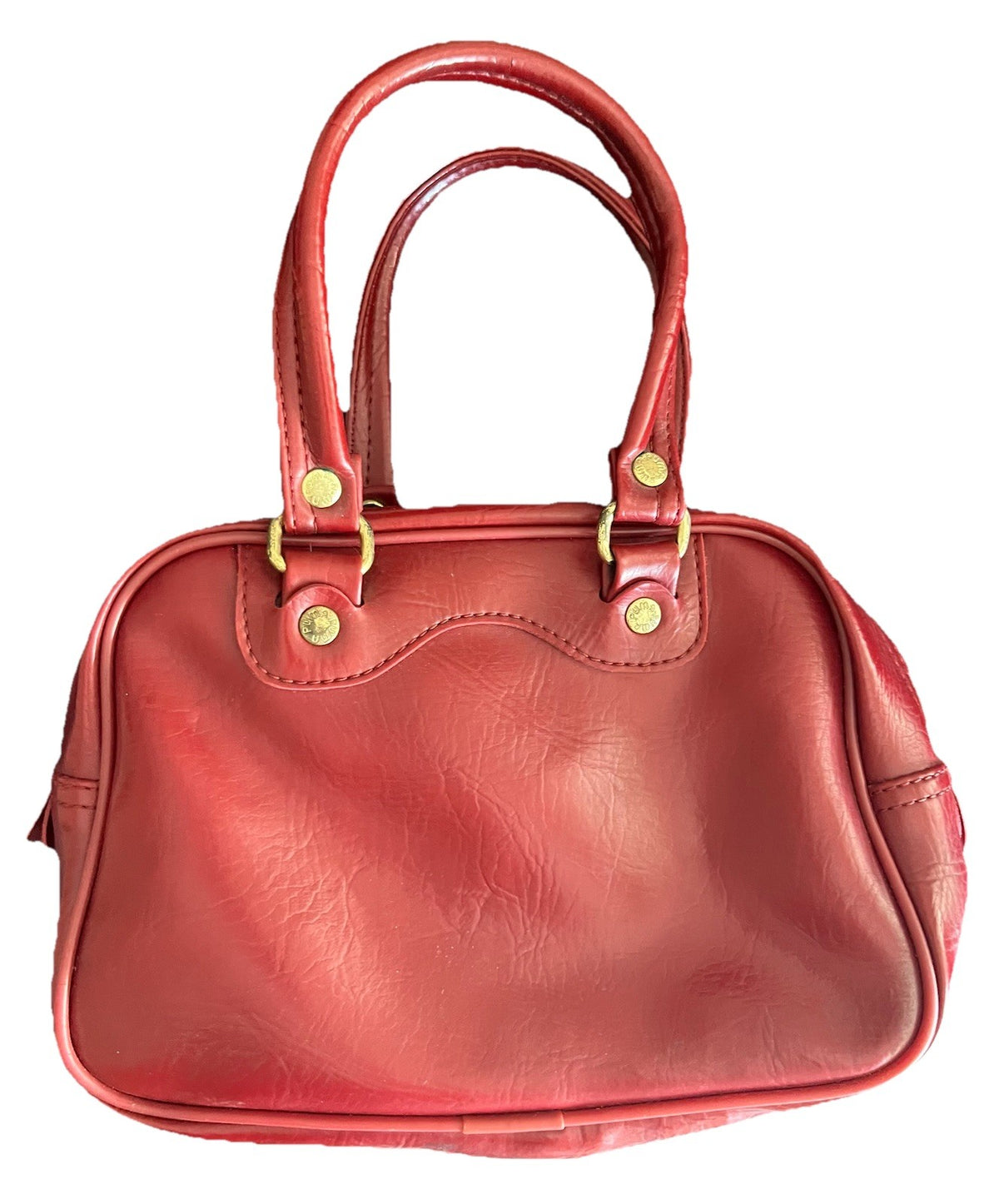 Puma 2000s Burgundy Bowling Bag