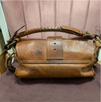 Mulberry Vintage Leather Shoulder Bag Brown