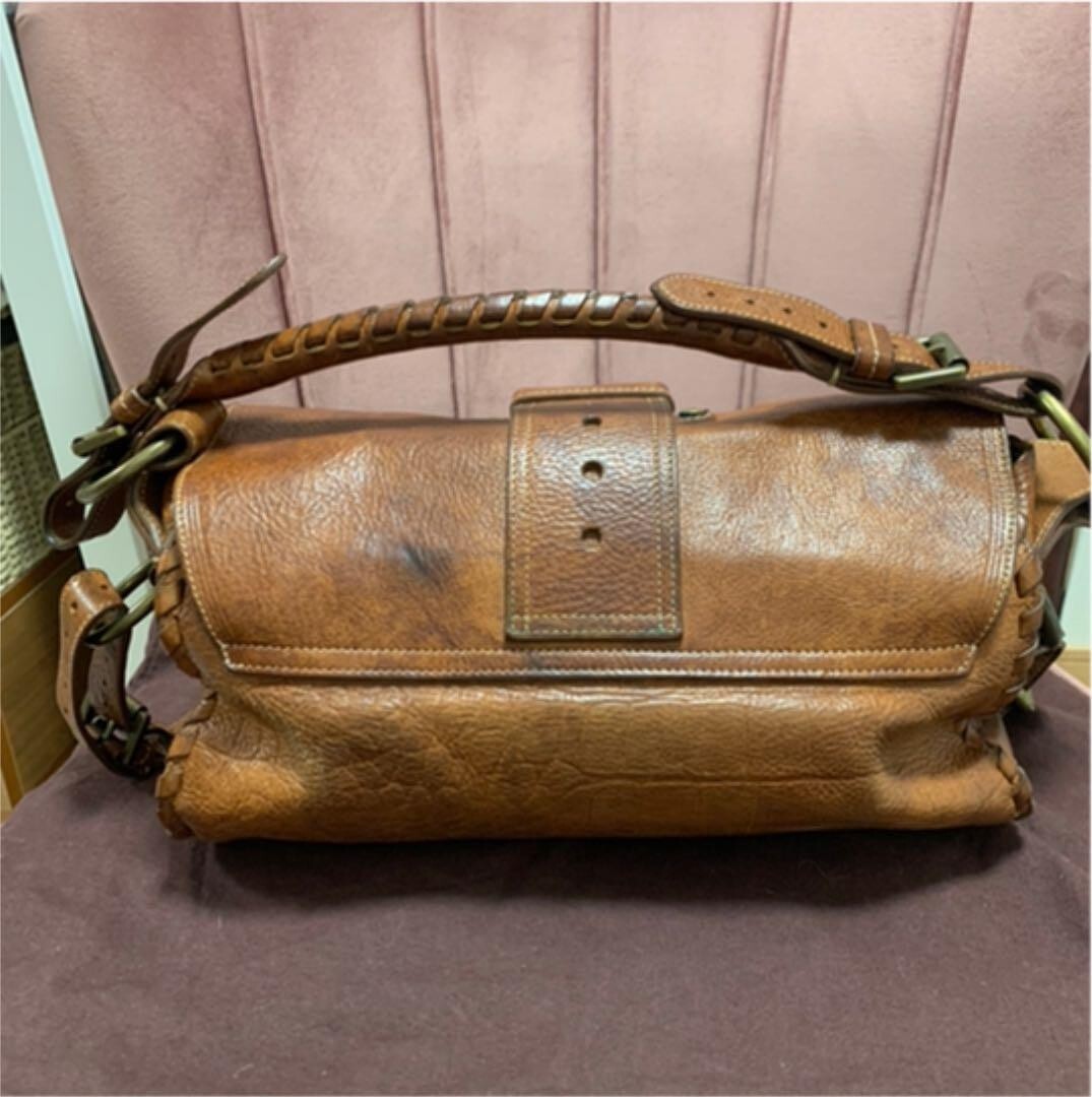 Mulberry Vintage Leather Shoulder Bag Brown