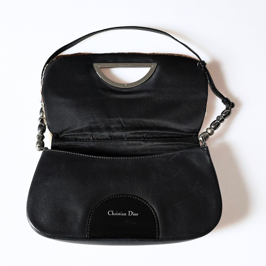 Dior Malice Fur Vintage Shoulder Bag