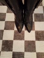 Brand New Authentic Manolo Blahnik Kid Leather Boots 39