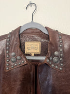 Vintage Double D Ranchwear Studded Leather Jacket Small