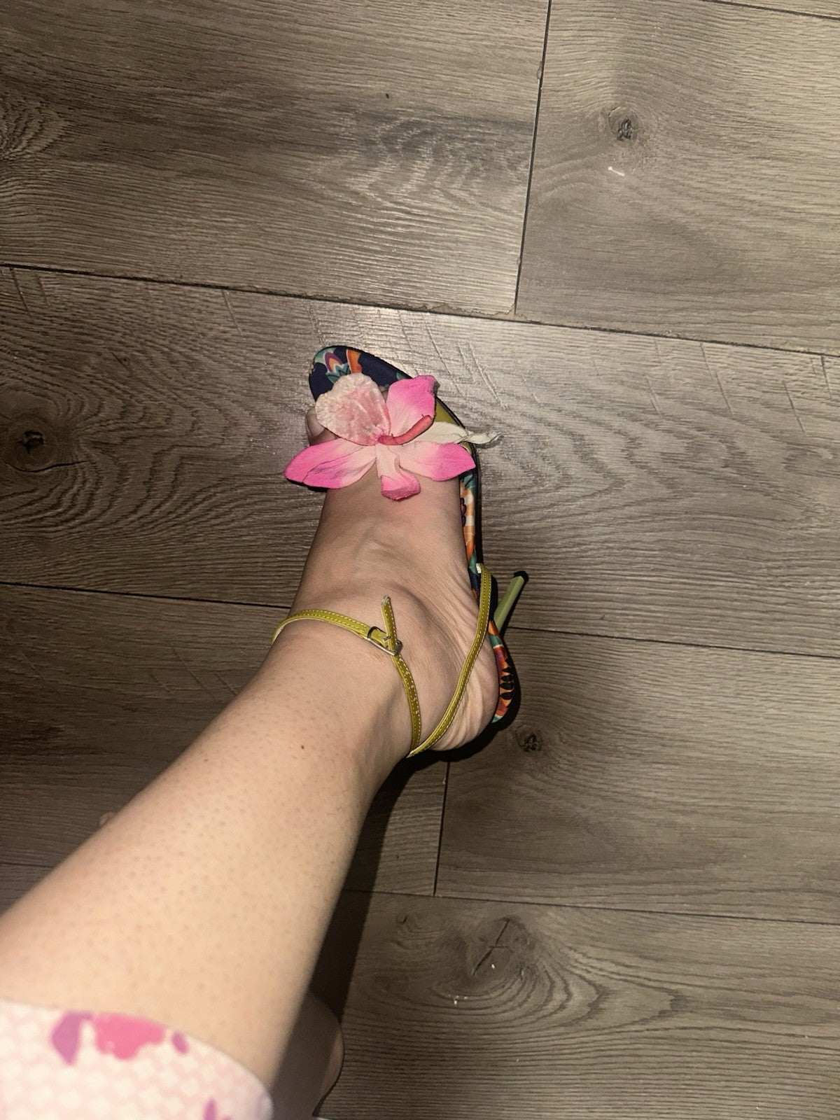 Vintage Floral Casadei Heels