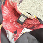 Roberto Cavalli SS03 Patchwork Zebra and Florals Top and Skirt Set Small