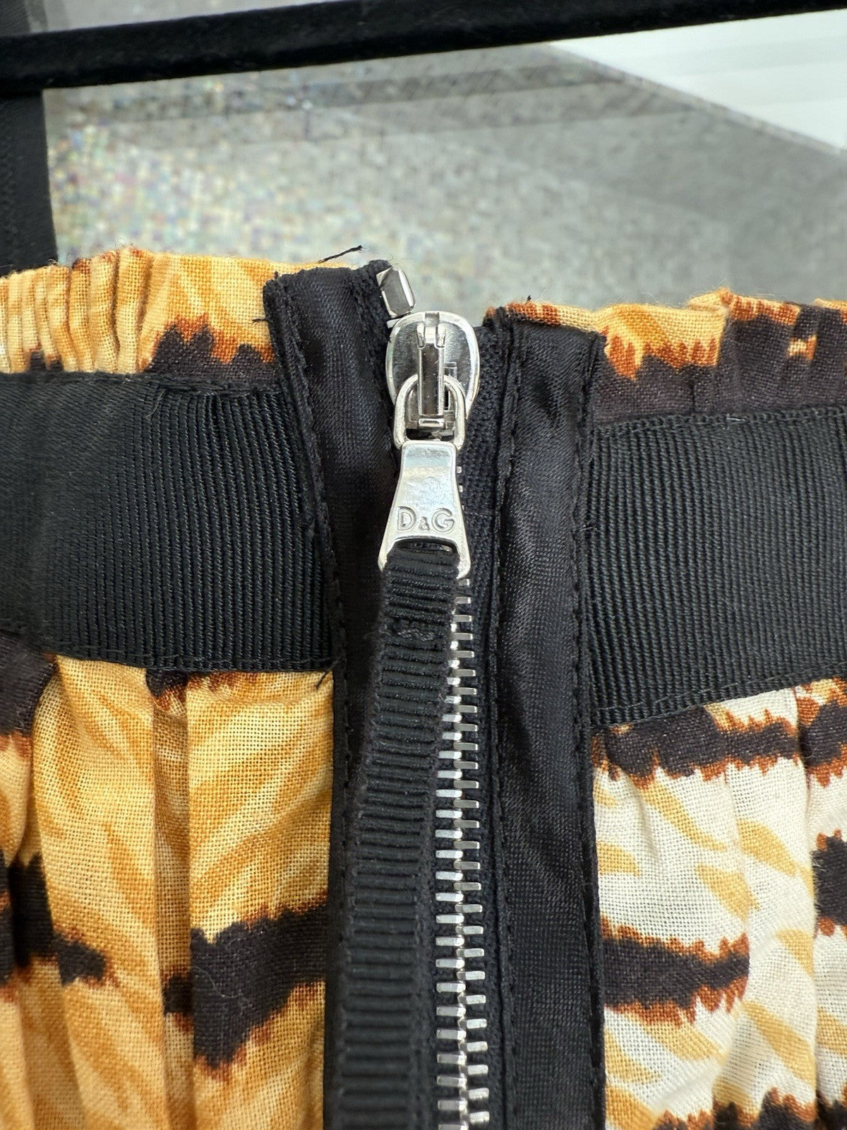 Dolce & Gabbana Tiger Print Corset Top Size 44