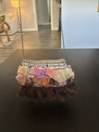Vintage Mary Frances Unused Desert Sunset Purse w/ Tag